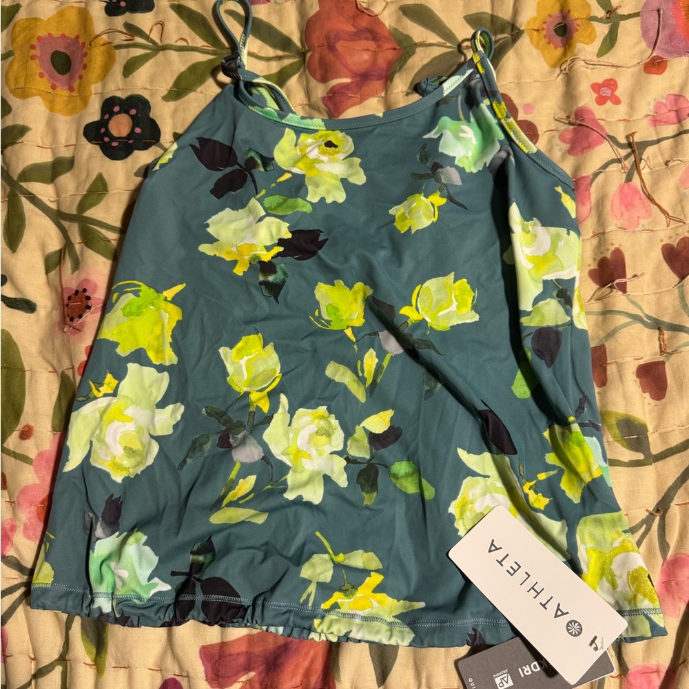 Athleta Gardenia Blouse Tankini ~ 36 D/DD
